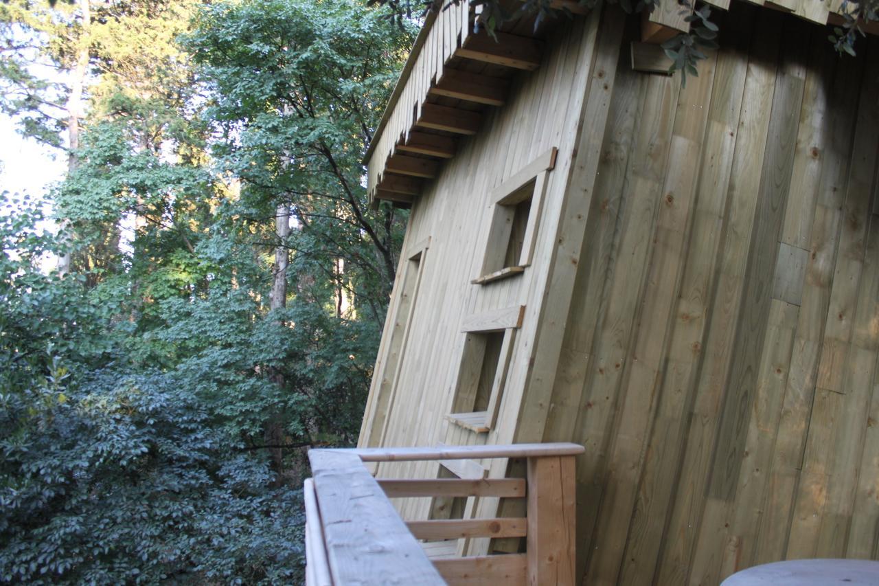 Les Cabanes Dans Les Bois Logis Hotel Villedubert Eksteriør bilde