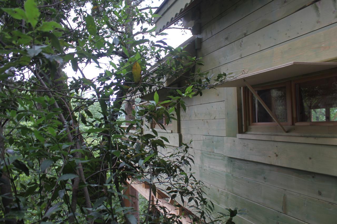 Les Cabanes Dans Les Bois Logis Hotel Villedubert Eksteriør bilde